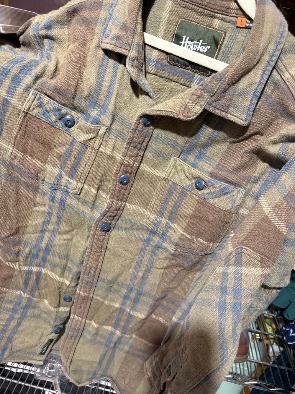Howler Brothers Plaid Button-Down Shirt